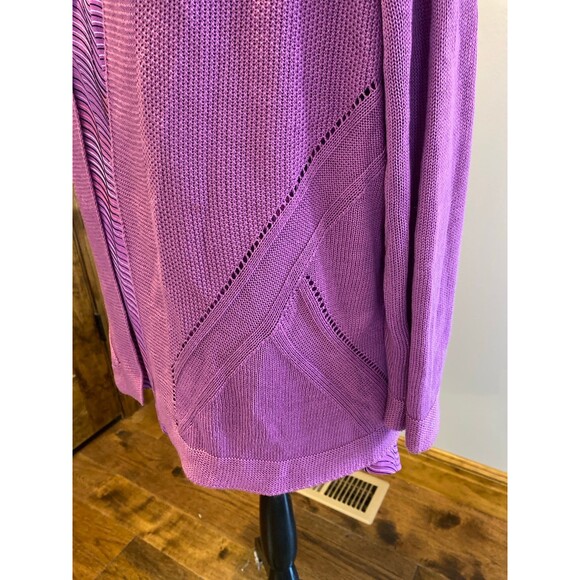 Worthington Sweater Blouse Set 2 Piece Plus Size XL Purple + Stretch Top Casual - Picture 4 of 11